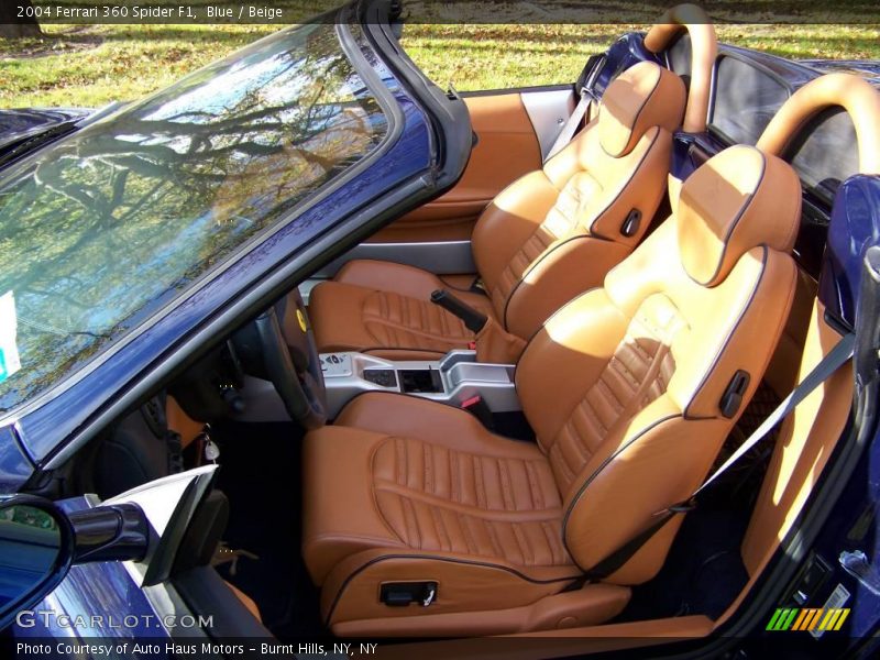  2004 360 Spider F1 Beige Interior