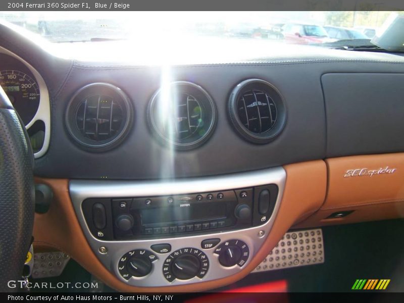Blue / Beige 2004 Ferrari 360 Spider F1