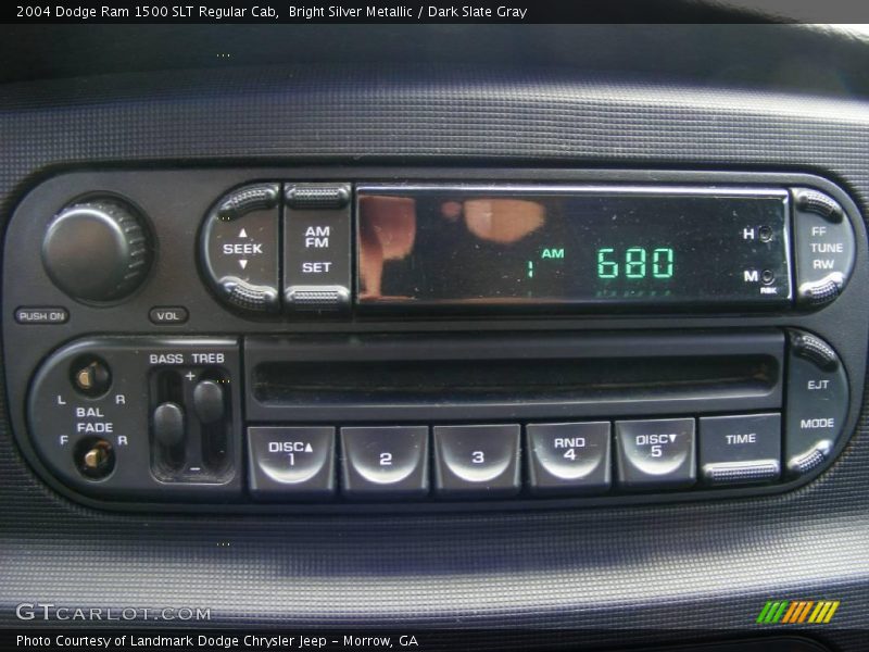 Bright Silver Metallic / Dark Slate Gray 2004 Dodge Ram 1500 SLT Regular Cab