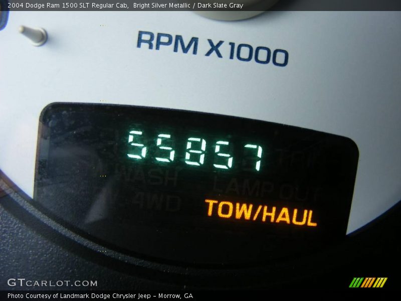 Bright Silver Metallic / Dark Slate Gray 2004 Dodge Ram 1500 SLT Regular Cab