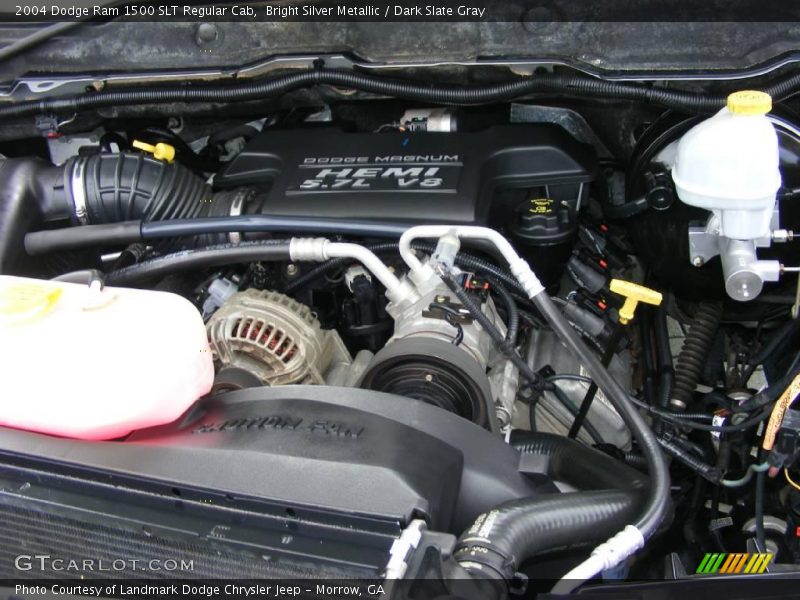 Bright Silver Metallic / Dark Slate Gray 2004 Dodge Ram 1500 SLT Regular Cab