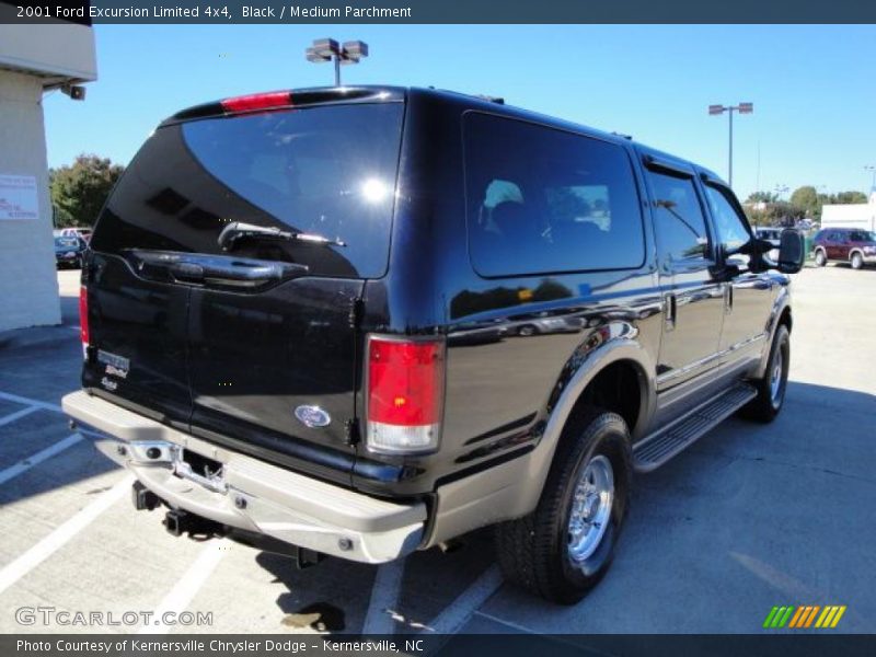 Black / Medium Parchment 2001 Ford Excursion Limited 4x4