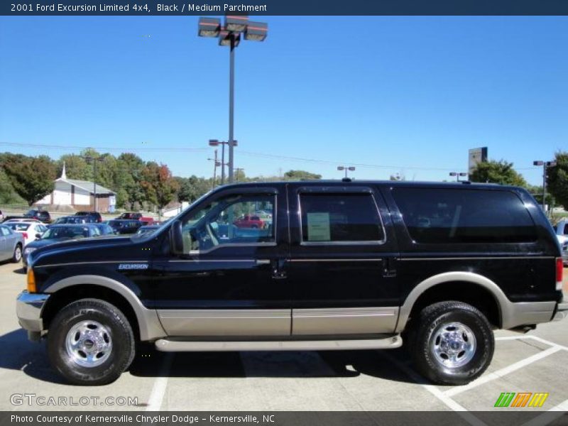 Black / Medium Parchment 2001 Ford Excursion Limited 4x4