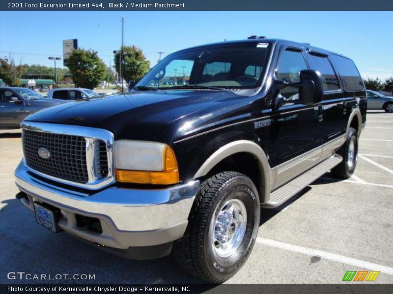 Black / Medium Parchment 2001 Ford Excursion Limited 4x4