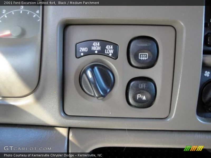 Black / Medium Parchment 2001 Ford Excursion Limited 4x4