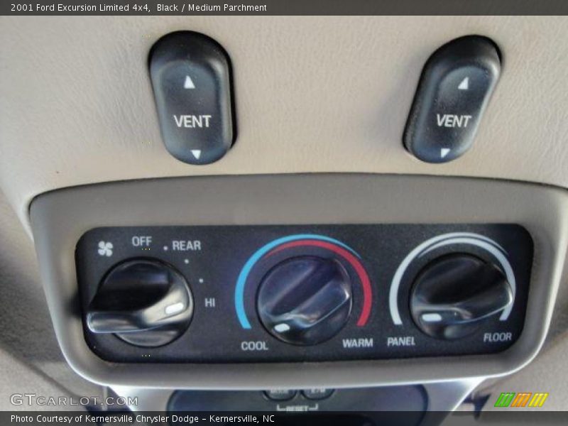 Black / Medium Parchment 2001 Ford Excursion Limited 4x4
