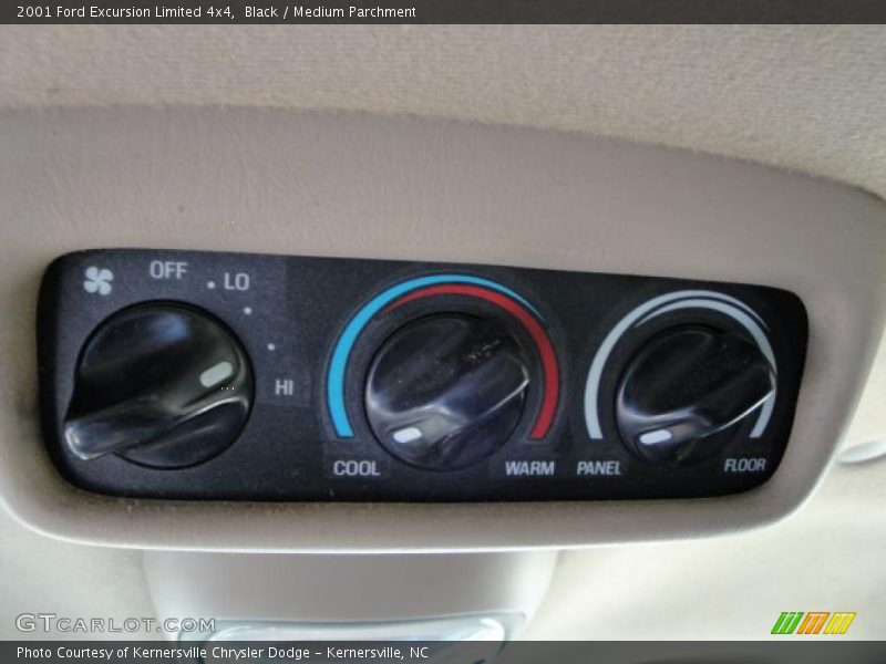 Black / Medium Parchment 2001 Ford Excursion Limited 4x4