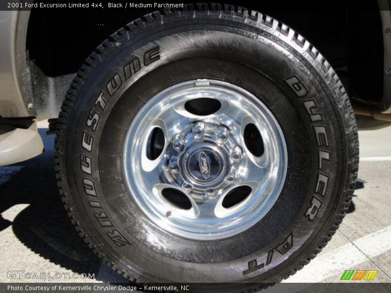Black / Medium Parchment 2001 Ford Excursion Limited 4x4