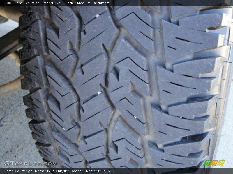 Black / Medium Parchment 2001 Ford Excursion Limited 4x4