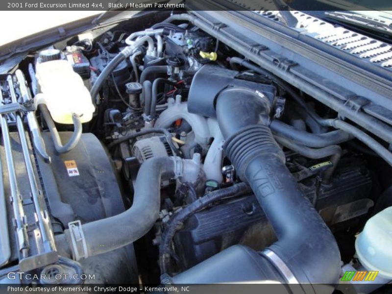 Black / Medium Parchment 2001 Ford Excursion Limited 4x4