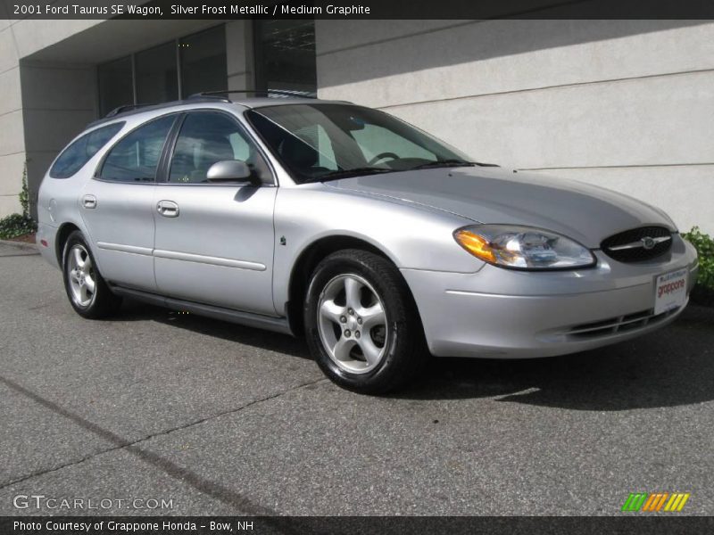 Silver Frost Metallic / Medium Graphite 2001 Ford Taurus SE Wagon