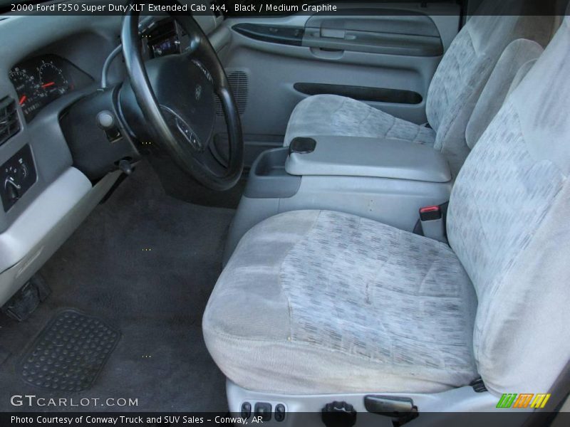 Black / Medium Graphite 2000 Ford F250 Super Duty XLT Extended Cab 4x4