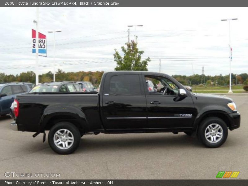 Black / Graphite Gray 2008 Toyota Tundra SR5 CrewMax 4x4