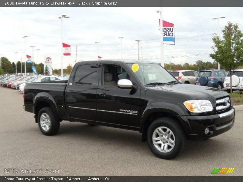 Black / Graphite Gray 2008 Toyota Tundra SR5 CrewMax 4x4