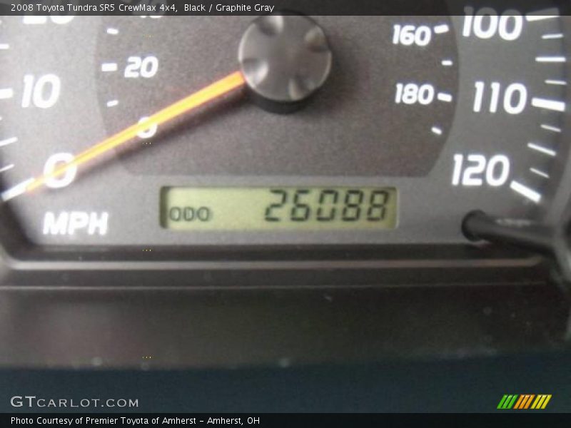 Black / Graphite Gray 2008 Toyota Tundra SR5 CrewMax 4x4