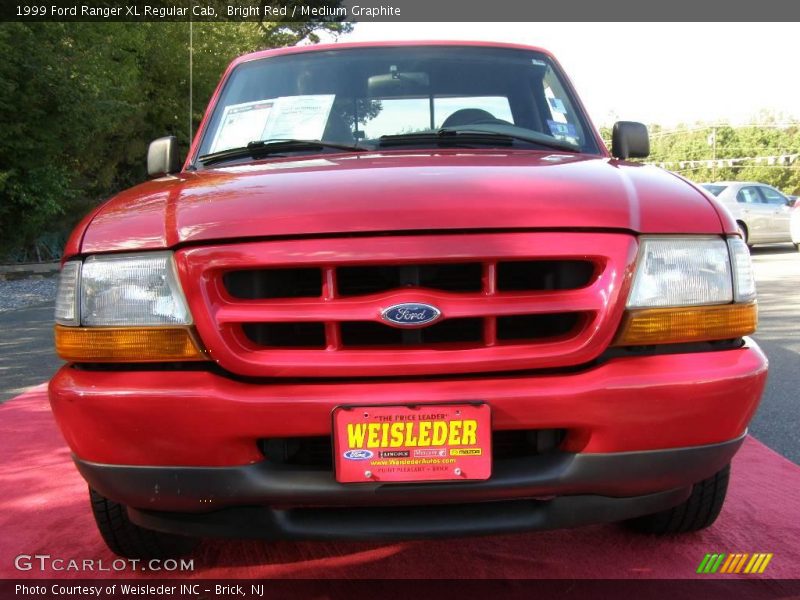 Bright Red / Medium Graphite 1999 Ford Ranger XL Regular Cab