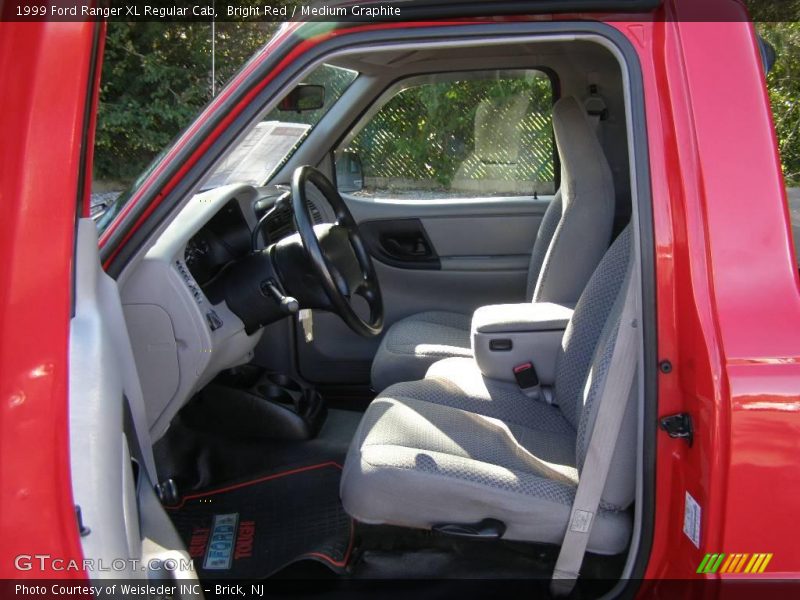 Bright Red / Medium Graphite 1999 Ford Ranger XL Regular Cab