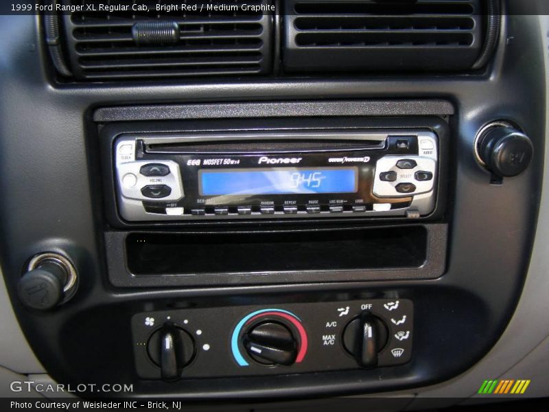 Bright Red / Medium Graphite 1999 Ford Ranger XL Regular Cab