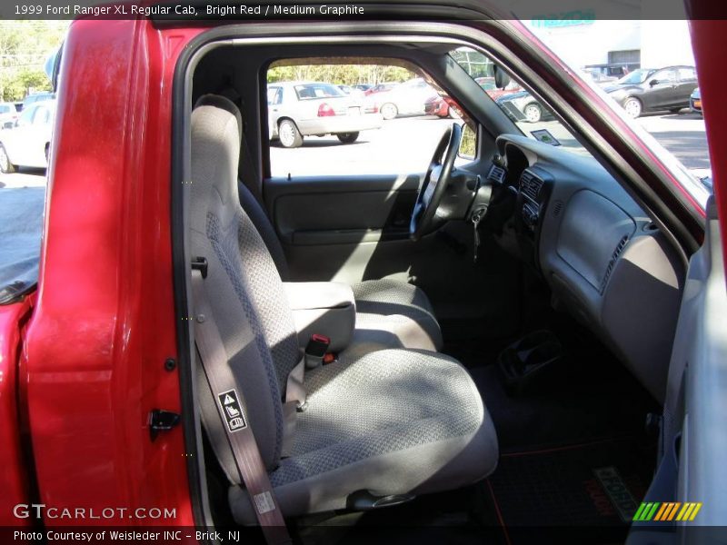Bright Red / Medium Graphite 1999 Ford Ranger XL Regular Cab