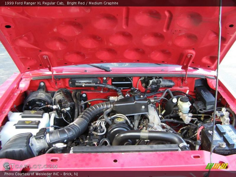 Bright Red / Medium Graphite 1999 Ford Ranger XL Regular Cab
