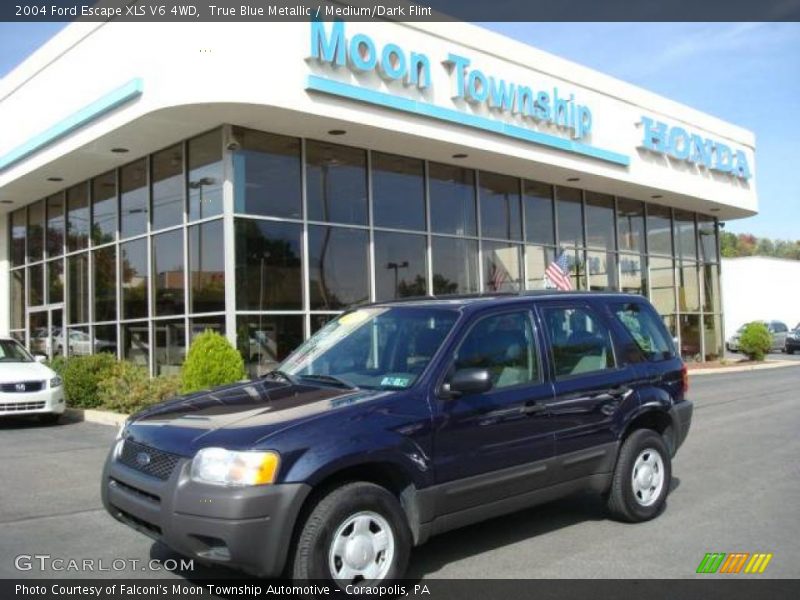 True Blue Metallic / Medium/Dark Flint 2004 Ford Escape XLS V6 4WD