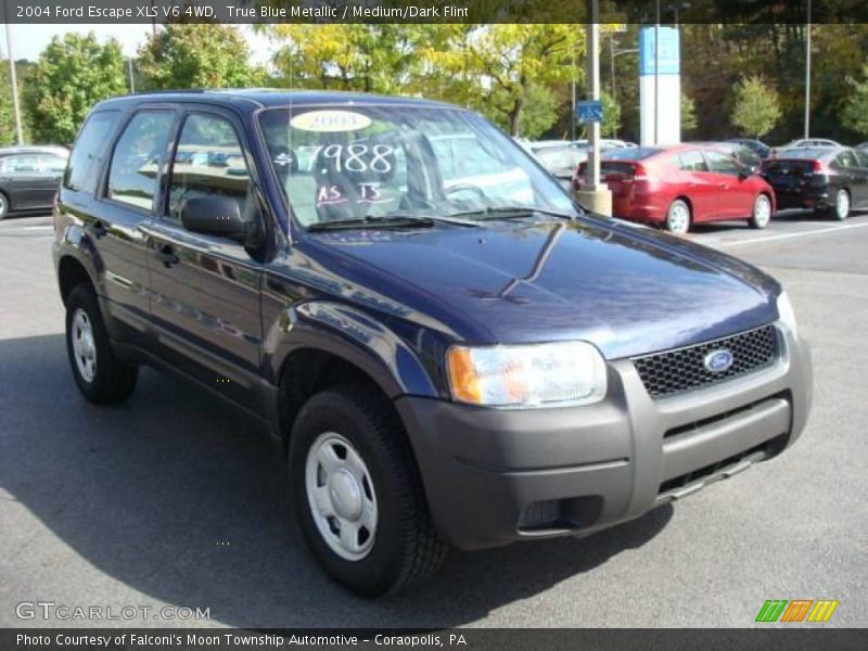 True Blue Metallic / Medium/Dark Flint 2004 Ford Escape XLS V6 4WD