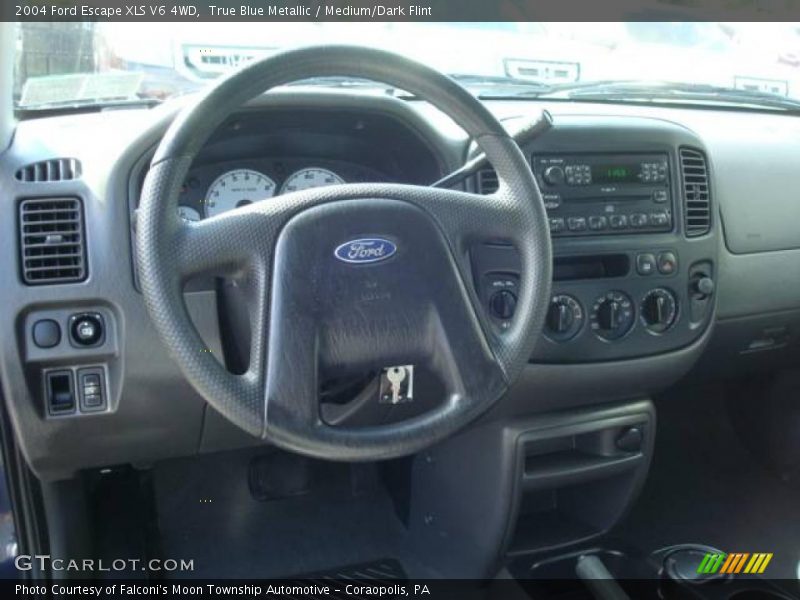 True Blue Metallic / Medium/Dark Flint 2004 Ford Escape XLS V6 4WD