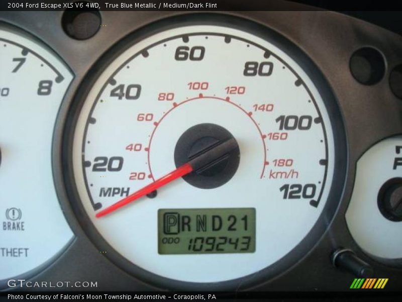 True Blue Metallic / Medium/Dark Flint 2004 Ford Escape XLS V6 4WD