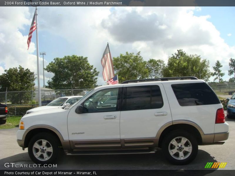 Oxford White / Medium Parchment 2004 Ford Explorer Eddie Bauer
