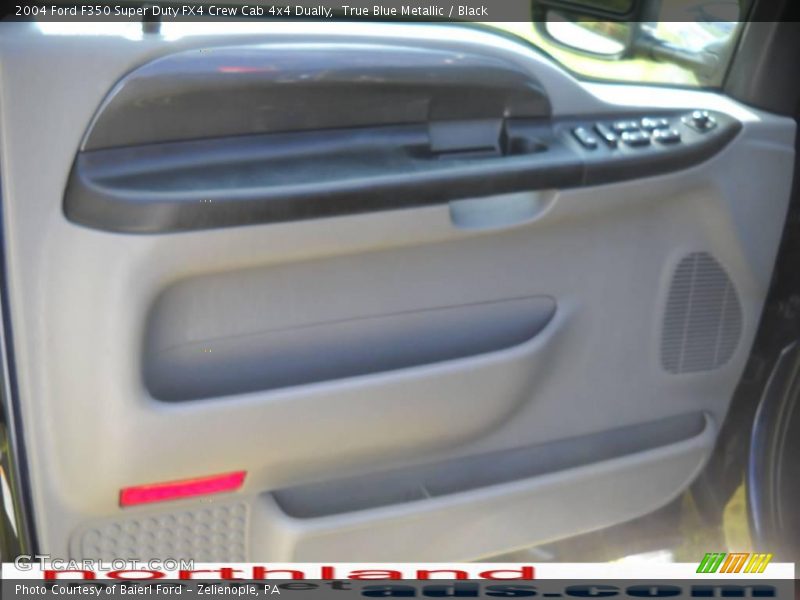 True Blue Metallic / Black 2004 Ford F350 Super Duty FX4 Crew Cab 4x4 Dually