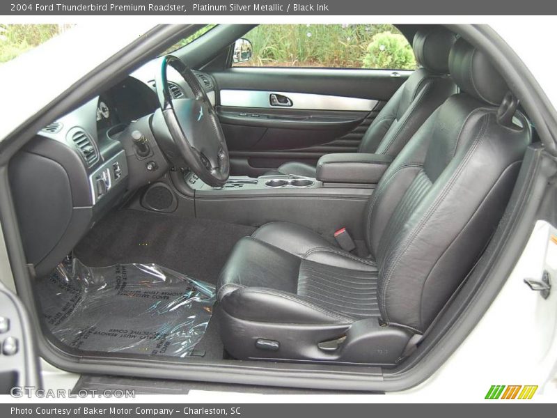 Platinum Silver Metallic / Black Ink 2004 Ford Thunderbird Premium Roadster