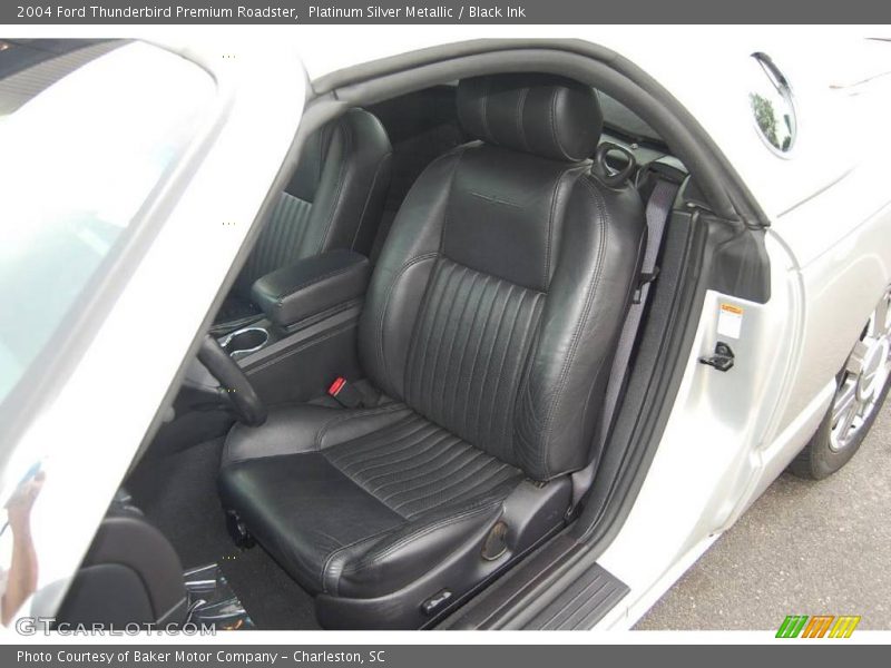 Platinum Silver Metallic / Black Ink 2004 Ford Thunderbird Premium Roadster