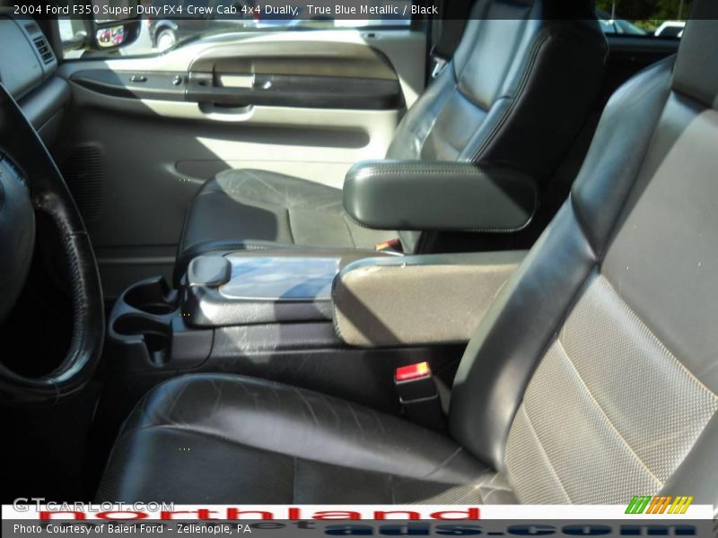 True Blue Metallic / Black 2004 Ford F350 Super Duty FX4 Crew Cab 4x4 Dually