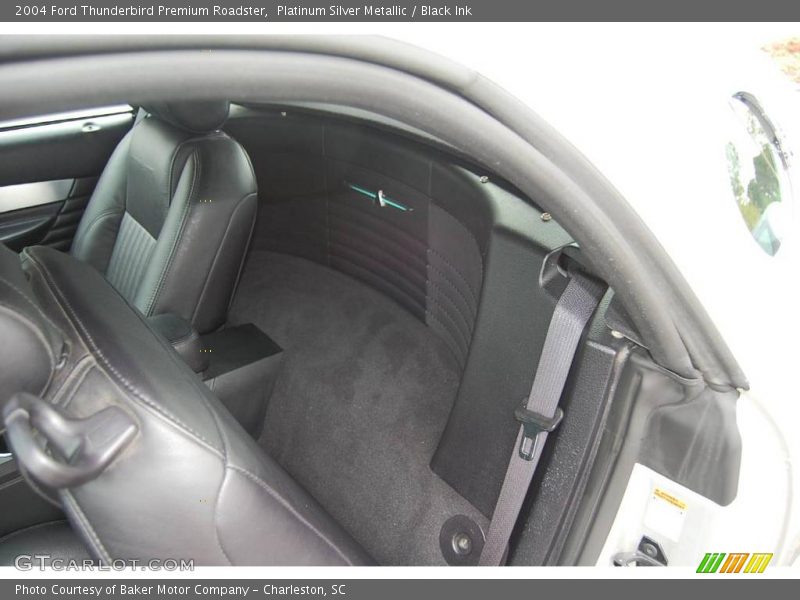Platinum Silver Metallic / Black Ink 2004 Ford Thunderbird Premium Roadster