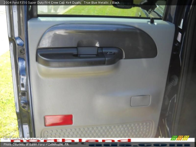 True Blue Metallic / Black 2004 Ford F350 Super Duty FX4 Crew Cab 4x4 Dually