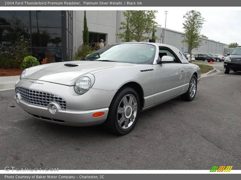 Platinum Silver Metallic / Black Ink 2004 Ford Thunderbird Premium Roadster