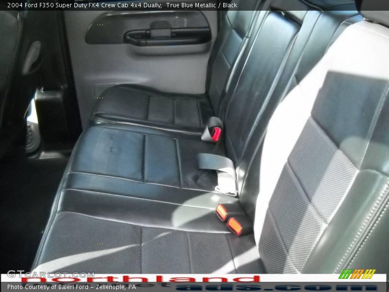 True Blue Metallic / Black 2004 Ford F350 Super Duty FX4 Crew Cab 4x4 Dually