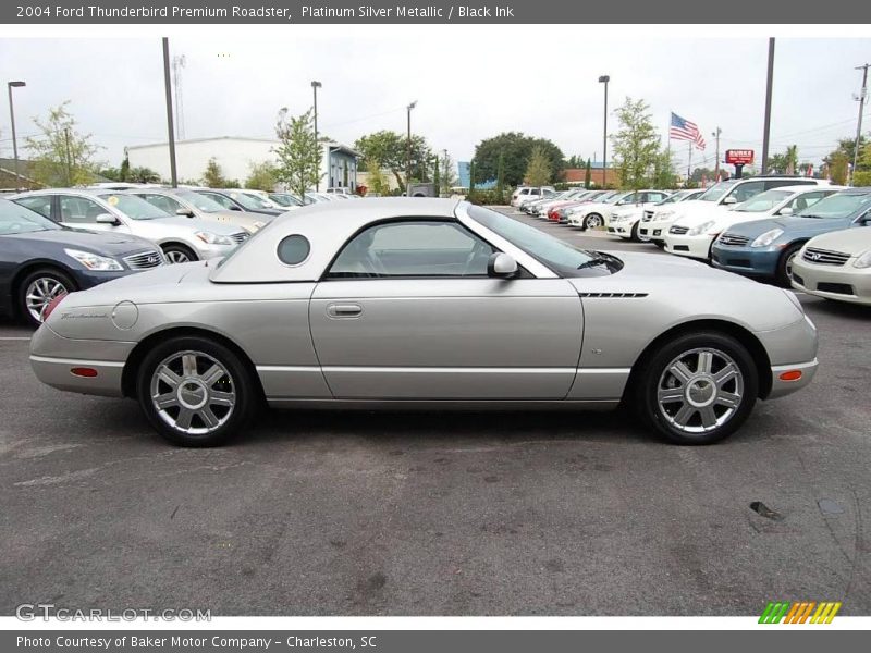 Platinum Silver Metallic / Black Ink 2004 Ford Thunderbird Premium Roadster