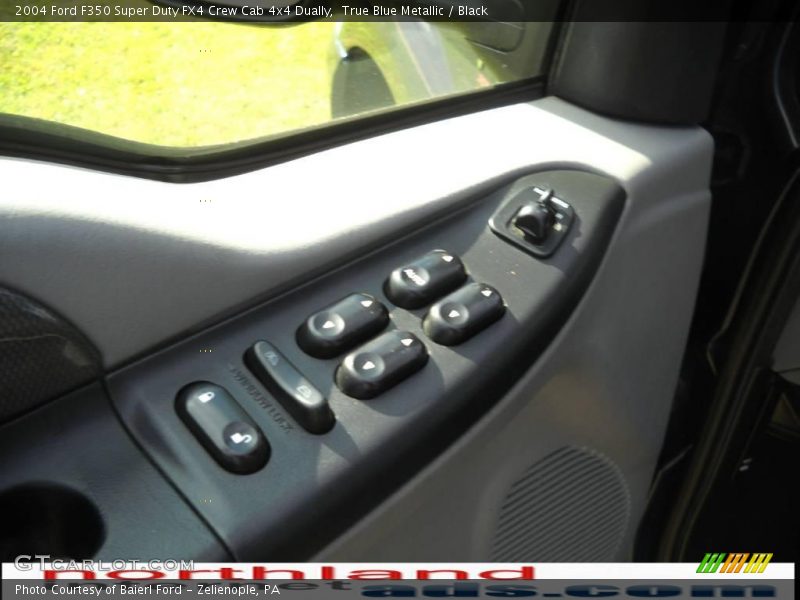 True Blue Metallic / Black 2004 Ford F350 Super Duty FX4 Crew Cab 4x4 Dually