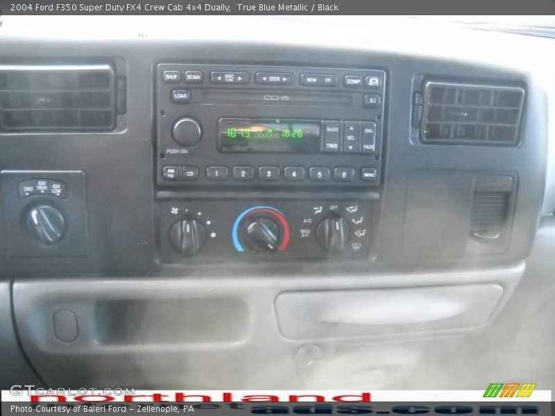 True Blue Metallic / Black 2004 Ford F350 Super Duty FX4 Crew Cab 4x4 Dually