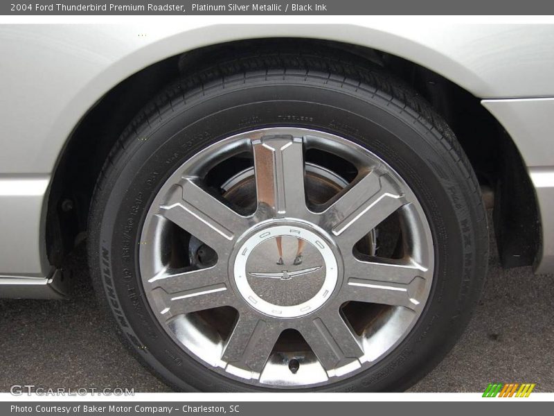 Platinum Silver Metallic / Black Ink 2004 Ford Thunderbird Premium Roadster