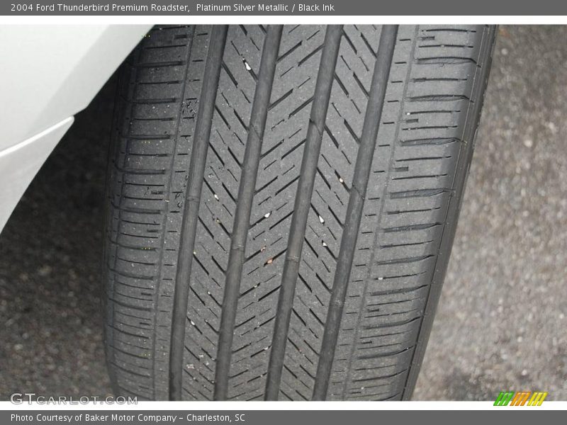 Platinum Silver Metallic / Black Ink 2004 Ford Thunderbird Premium Roadster