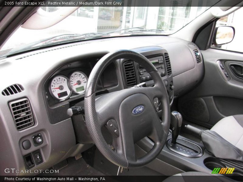 Redfire Metallic / Medium/Dark Flint Grey 2005 Ford Escape XLS