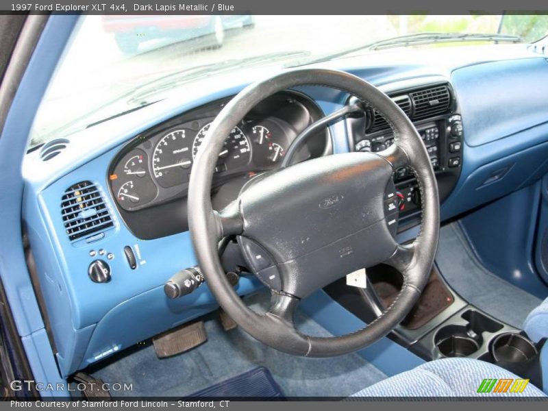 Dark Lapis Metallic / Blue 1997 Ford Explorer XLT 4x4