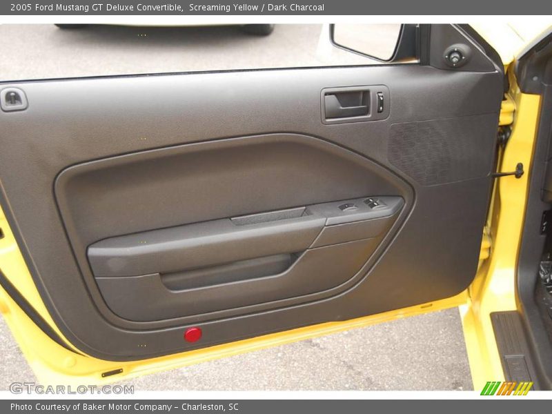 Screaming Yellow / Dark Charcoal 2005 Ford Mustang GT Deluxe Convertible