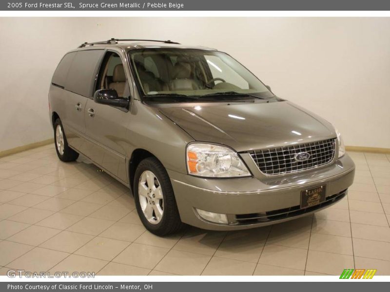 Spruce Green Metallic / Pebble Beige 2005 Ford Freestar SEL