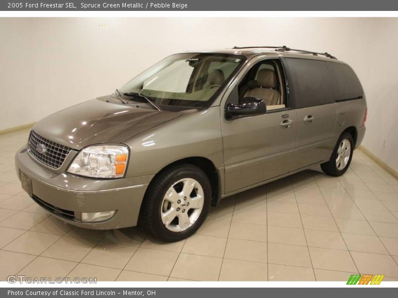 Spruce Green Metallic / Pebble Beige 2005 Ford Freestar SEL