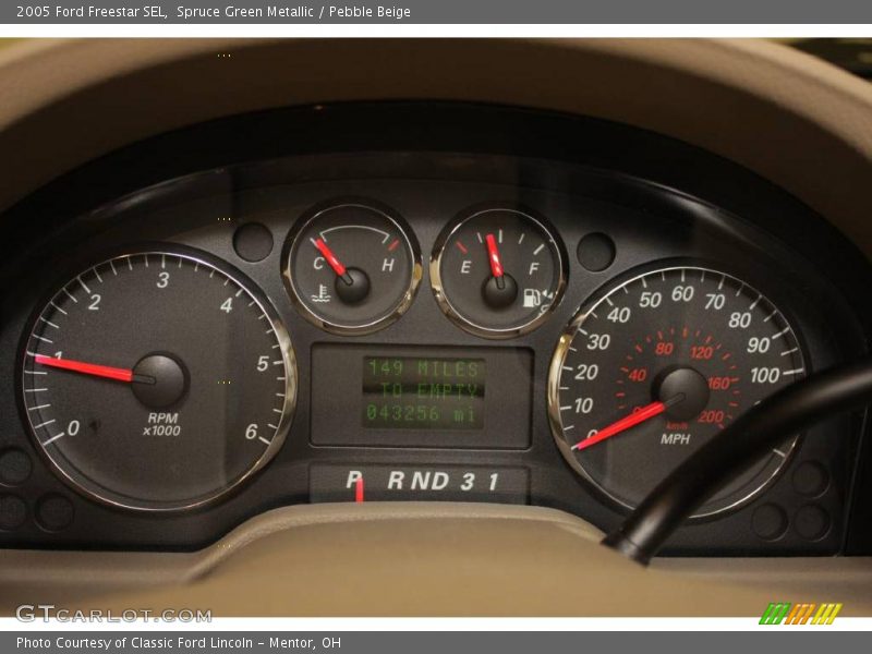 Spruce Green Metallic / Pebble Beige 2005 Ford Freestar SEL