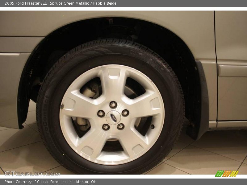 Spruce Green Metallic / Pebble Beige 2005 Ford Freestar SEL