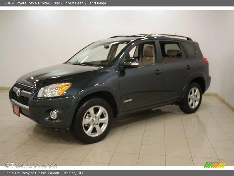 Black Forest Pearl / Sand Beige 2009 Toyota RAV4 Limited